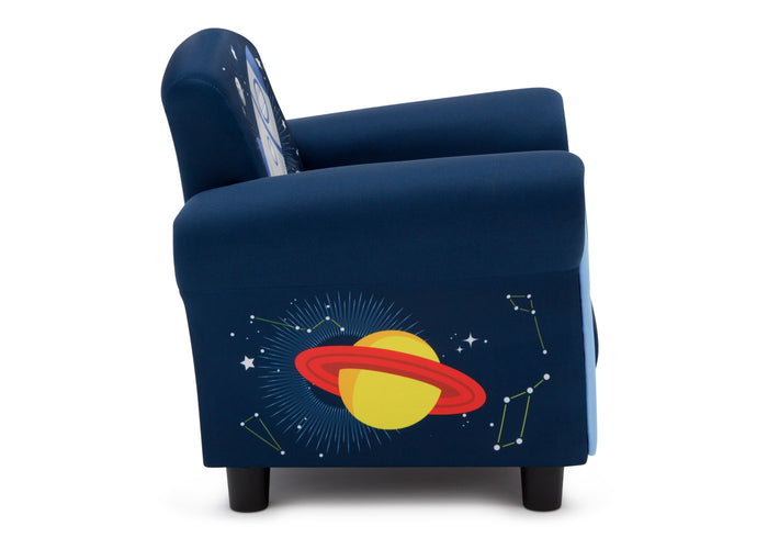 Delta Children Space Adventures (1223) Kids Upholstered Chair, Right Side View