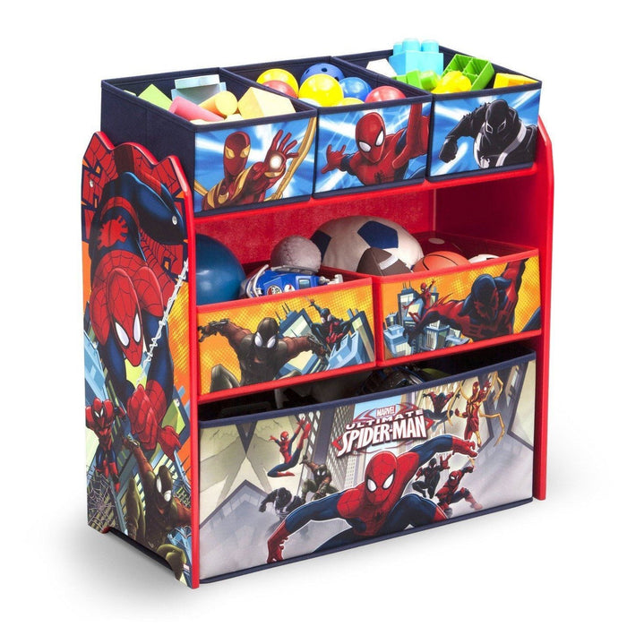 Delta Children Spider-Man Multi-Bin Toy Organizer