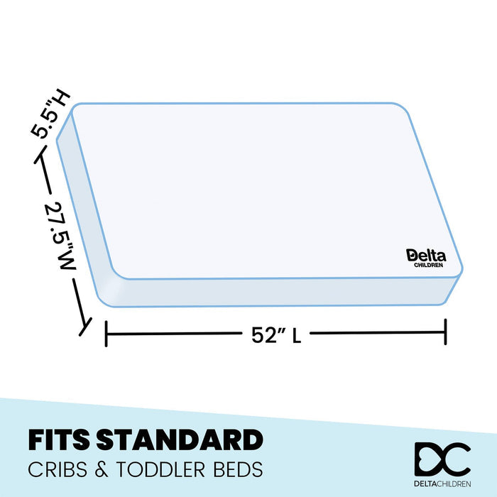 Sweet Bliss Dual Sided Crib and Toddler Mattress No Color (NO)