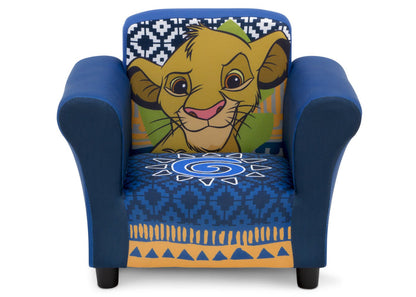 Delta Children The Lion King (1079) Kids Upholstered Chair, Front Silo View