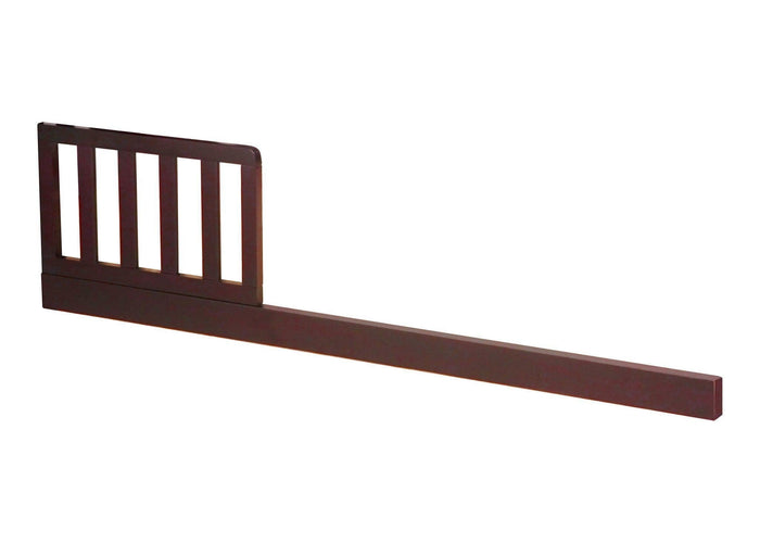 Wooden headboard with slatted design on a white background