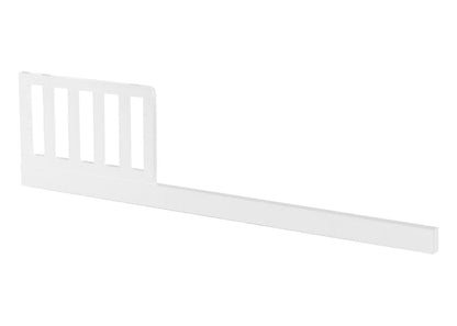 White baby crib rail on a white background