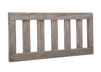 Simmons Kids Rustic White (119) Toddler Guardrail (180129), Angled View b1b