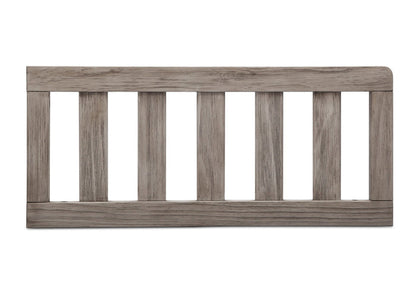 Simmons Kids Rustic White (119) Toddler Guardrail (180129), Front View b2b