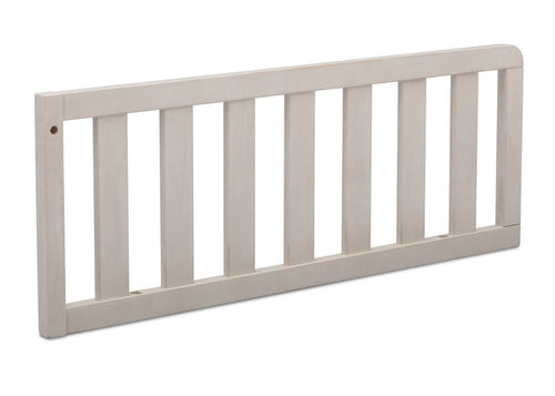 Simmons Kids Antique White (122) Toddler Guardrail, Angled View b2b