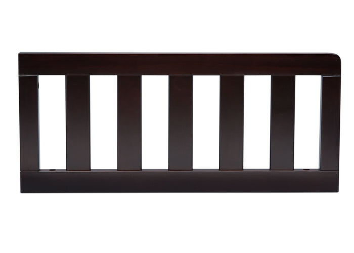 Delta Children Dark Chocolate (207) Toddler Guardrail (553727), Front View c1c