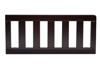 Delta Children Dark Chocolate (207) Toddler Guardrail (553727), Front View c1c