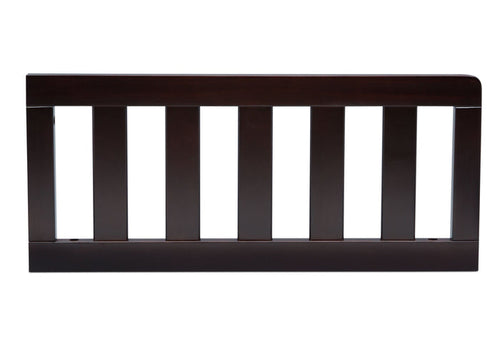 Delta Children Dark Chocolate (207) Toddler Guardrail (553727), Front View c1c