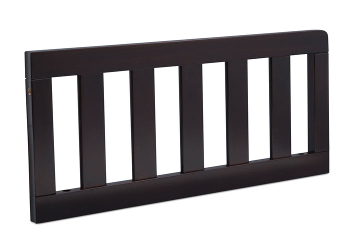 Delta Children Dark Chocolate (207) Toddler Guardrail (553727), Angle View c2c