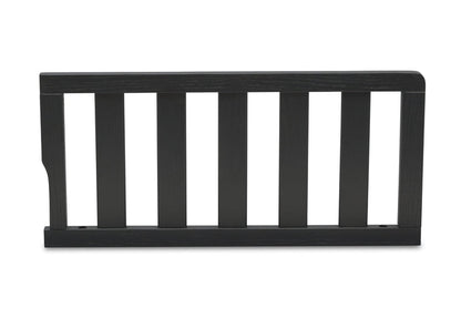 Delta Children Textured Midnight Grey (1347) Toddler Guardrail W0061, Front Silo View