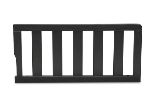 Delta Children Textured Midnight Grey (1347) Toddler Guardrail W0061, Front Silo View