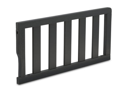 Delta Children Textured Midnight Grey (1347) Toddler Guardrail W0061, Right Silo View