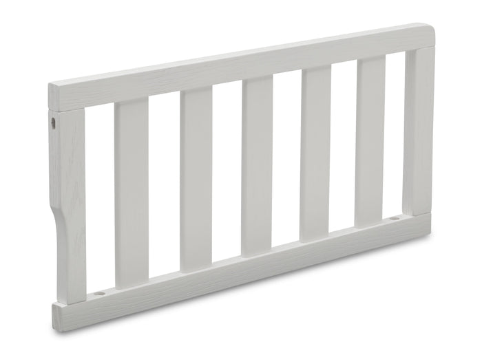Delta Children Textured White (1349) Toddler Guardrail W0061, Right Silo View
