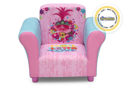 Delta Children Trolls World Tour 1177 Upholstered Chair, Front Silo View