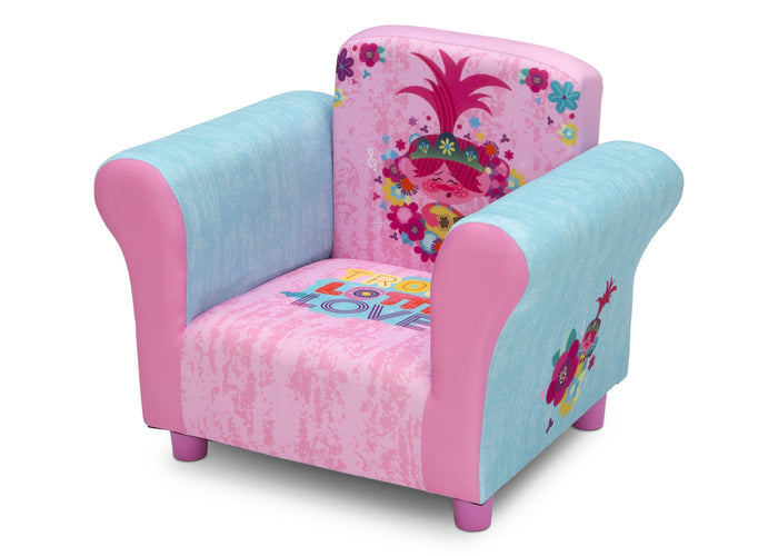 Delta Children Trolls World Tour (1177) Upholstered Chair, Left Silo View