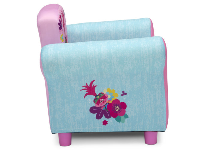 Delta Children Trolls World Tour (1177) Upholstered Chair, Right Side Silo View