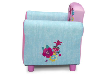 Delta Children Trolls World Tour (1177) Upholstered Chair, Left Side Silo View