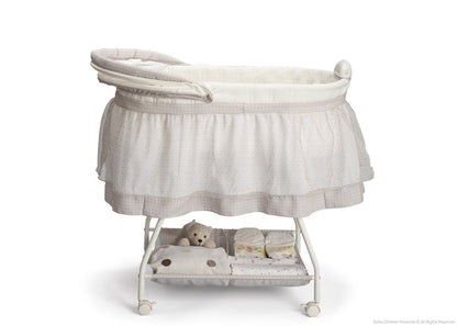 Delta Children Star Gaze (139) Ultimate Sweet Beginnings Bassinet, Full Side View a3a
