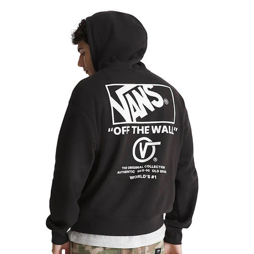 Vans Stacked Hi Hoodie - Black/White