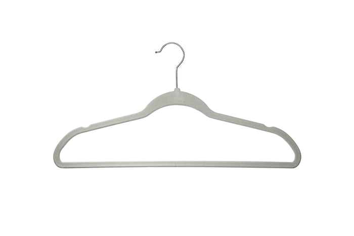 Delta Children Velvet Hangers (pack of 50) Dove Grey (058), Single View