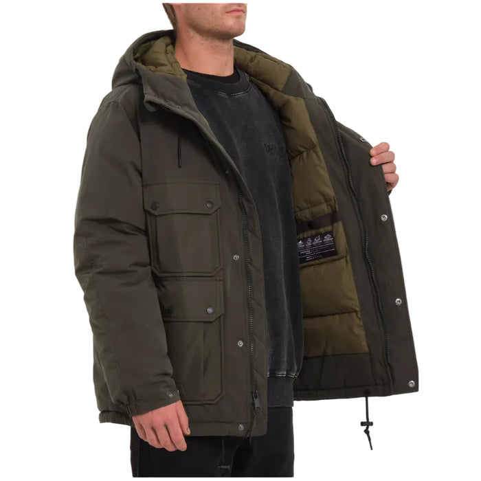 Volcom Dodstone 5k Jacket - Rinsed Black
