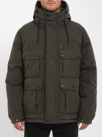 Volcom Dodstone 5k Jacket - Rinsed Black