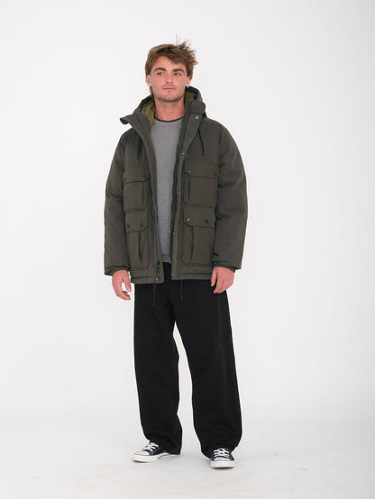 Volcom Dodstone 5k Jacket - Rinsed Black