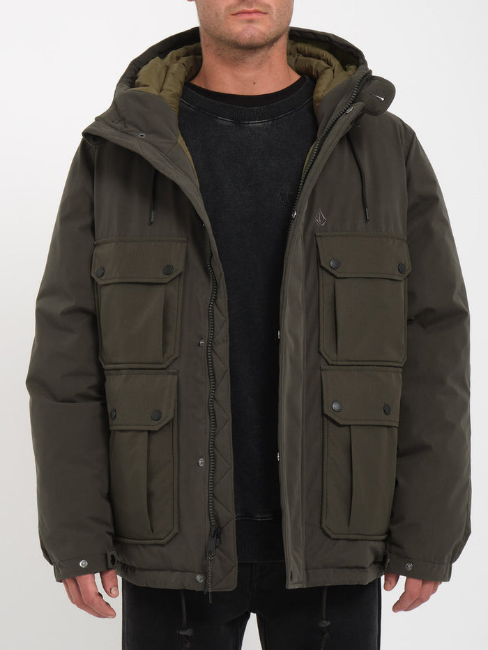 Volcom Dodstone 5k Jacket - Rinsed Black