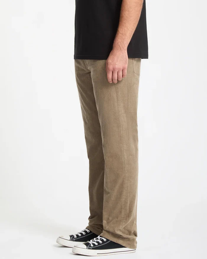 Volcom Solver 5 Pocket Corduroy Trousers - Brindle