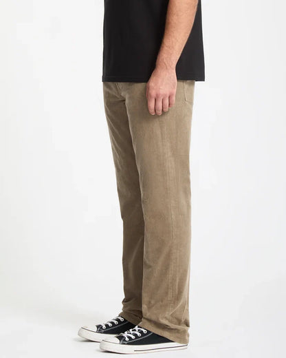 Volcom Solver 5 Pocket Corduroy Trousers - Brindle